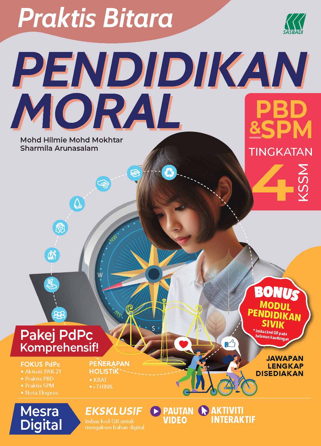 Praktis Bitara KSSM Pendidikan Moral Ting.4 Cover